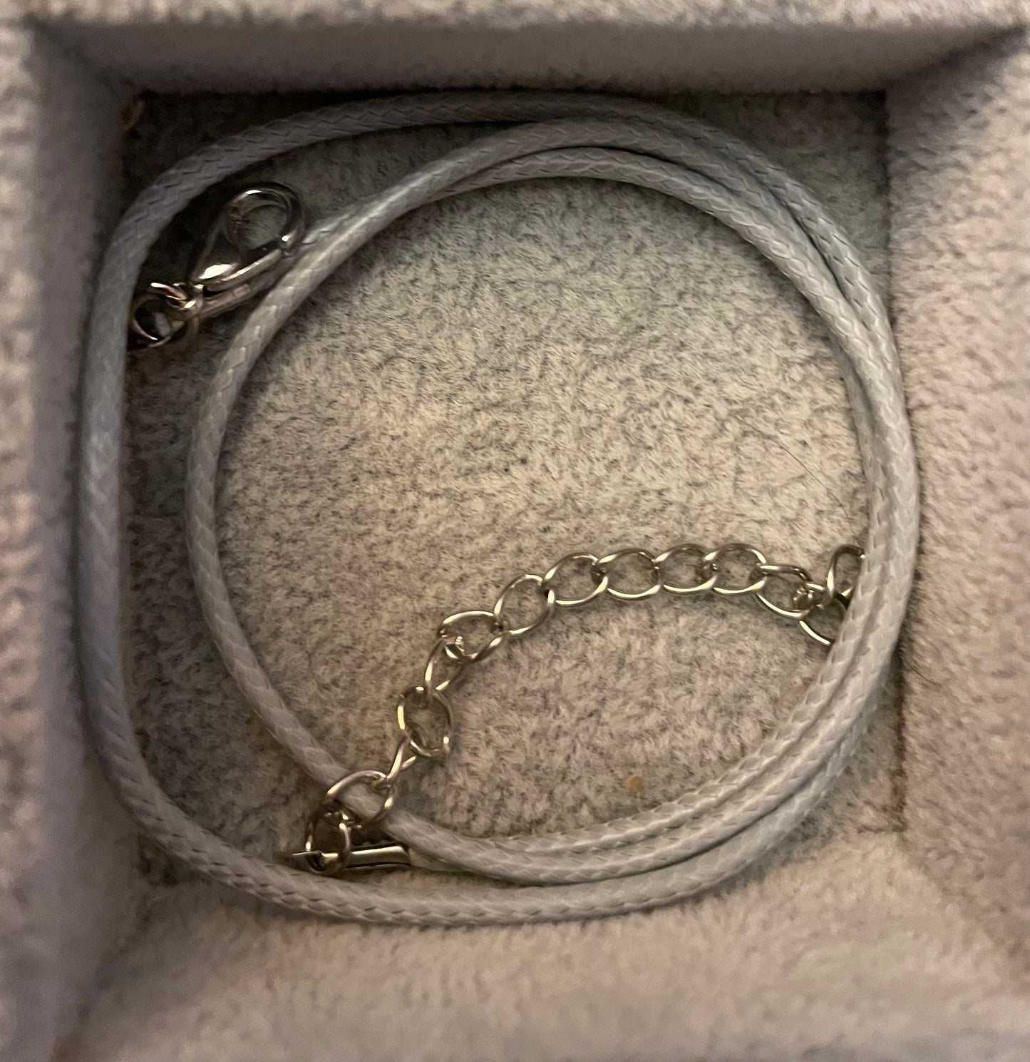 Waxed necklace cords