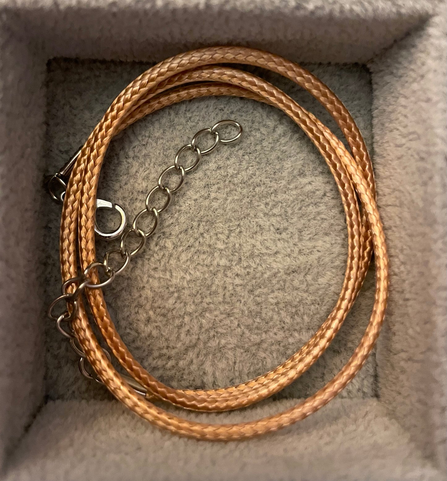 Waxed necklace cords