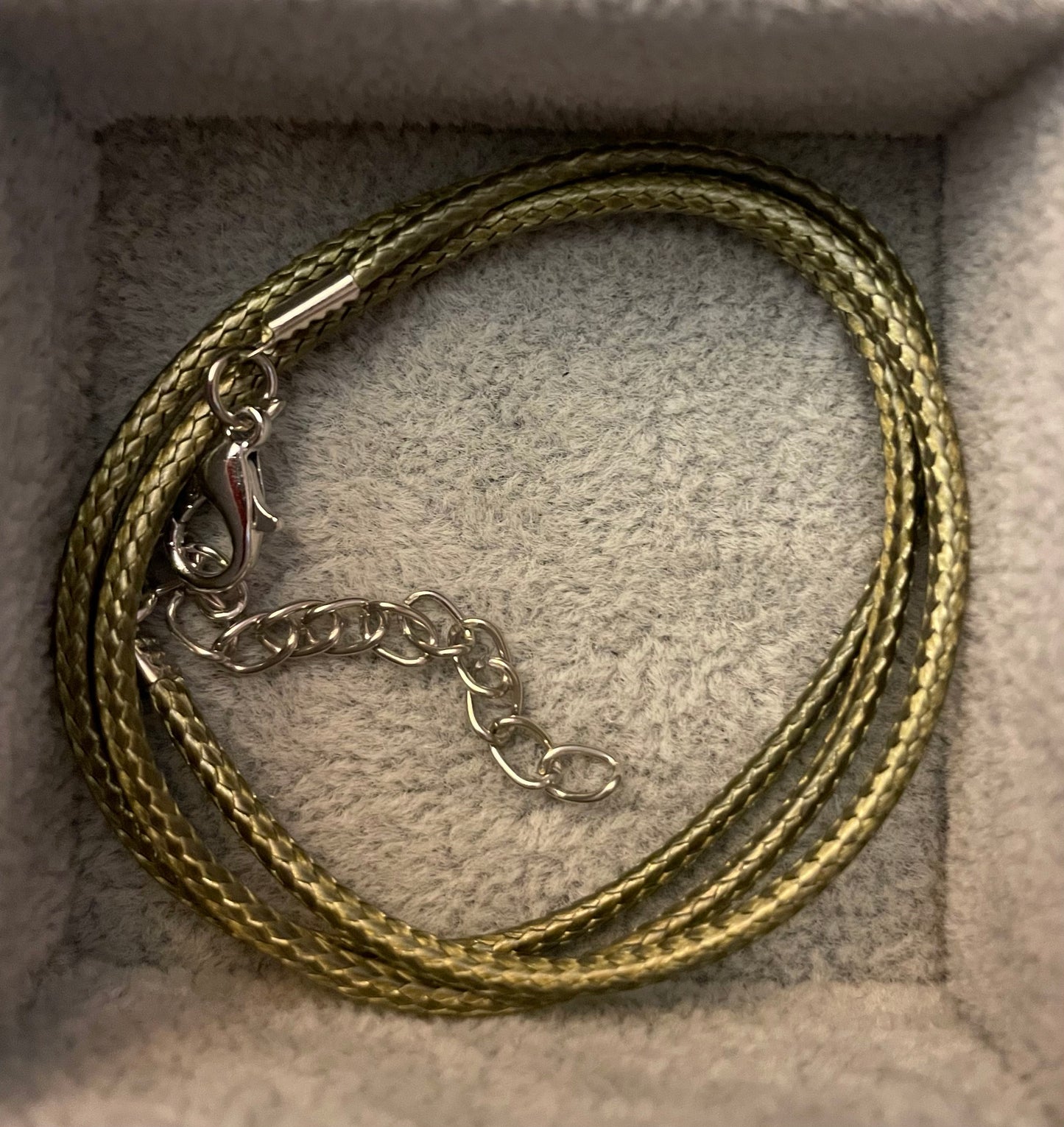 Waxed necklace cords