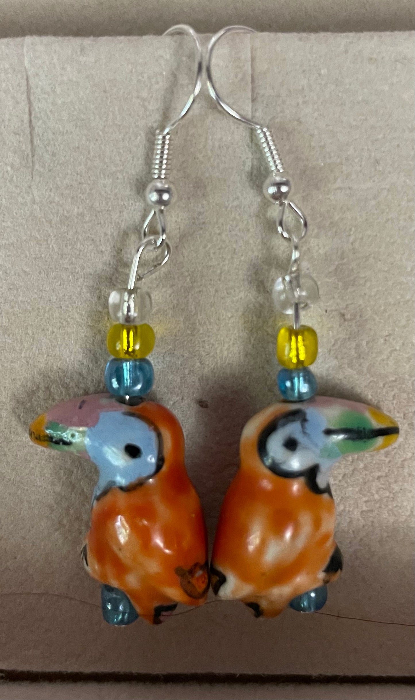 Toucan earrings