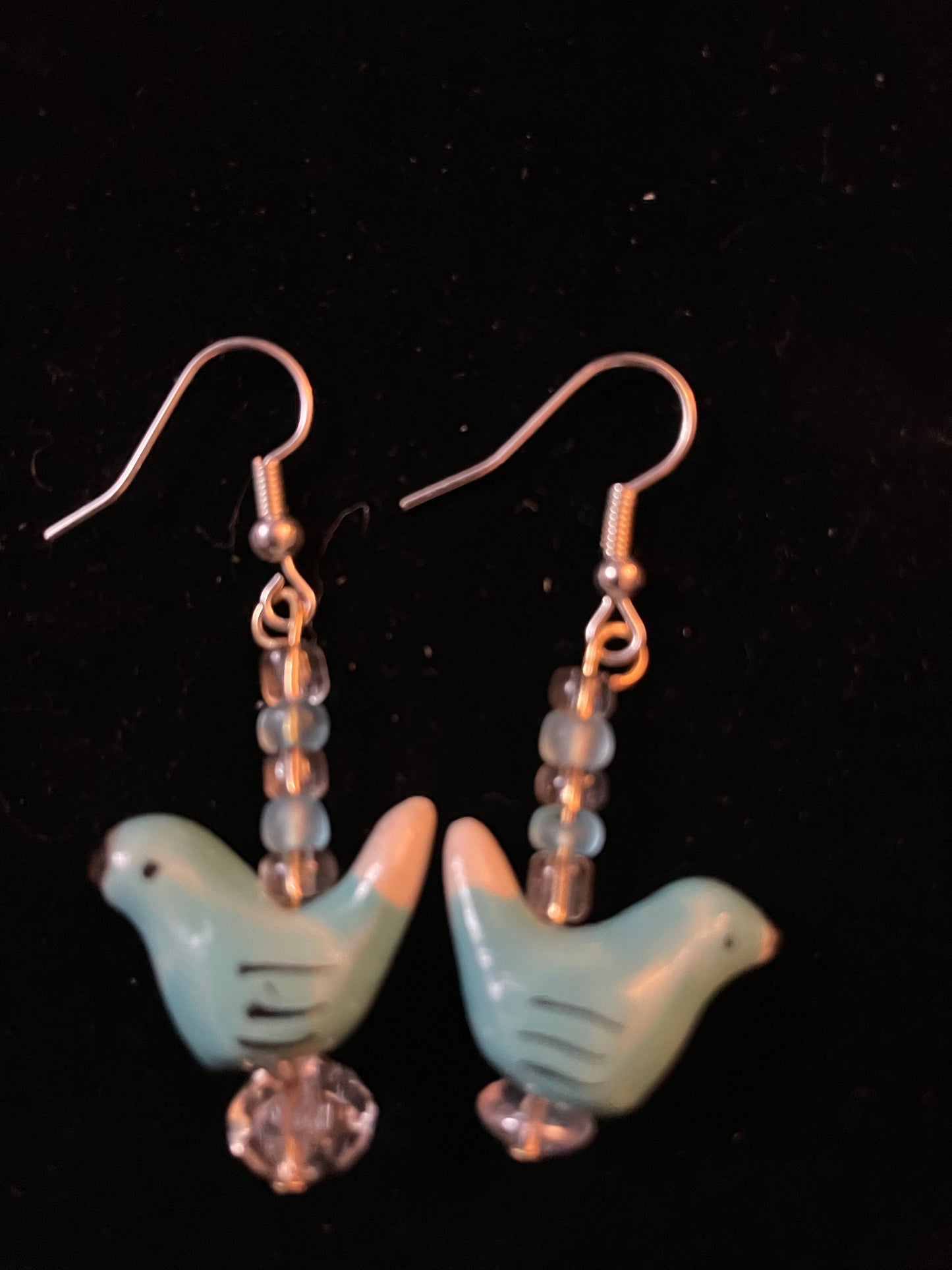 Blue Bird of Happiness Earrings