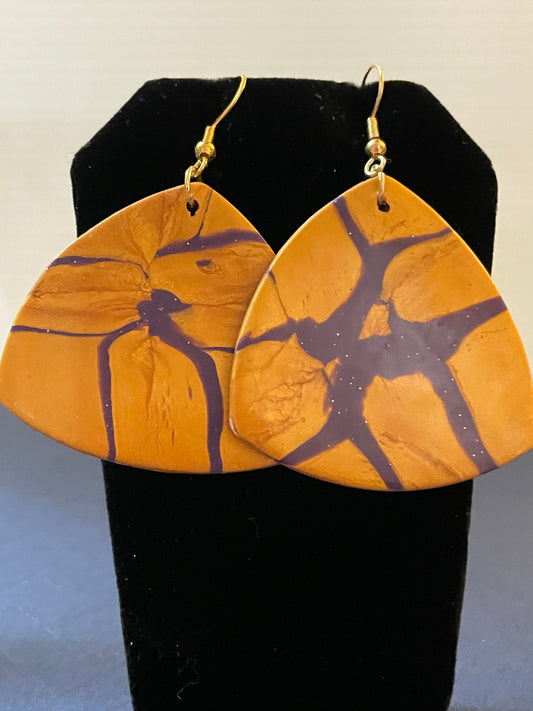Purple veining on Gold