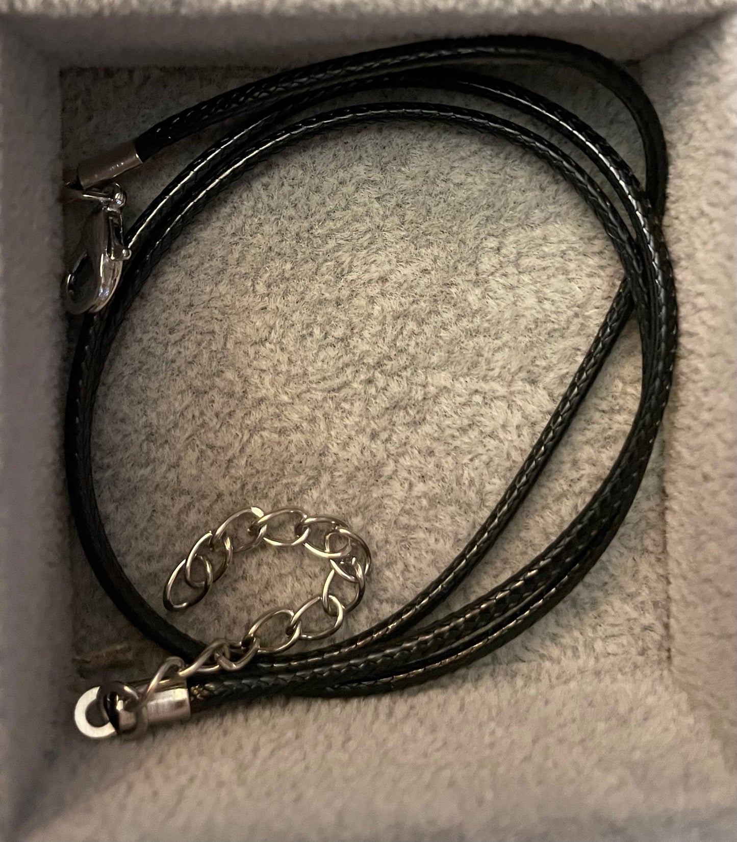 Waxed necklace cords