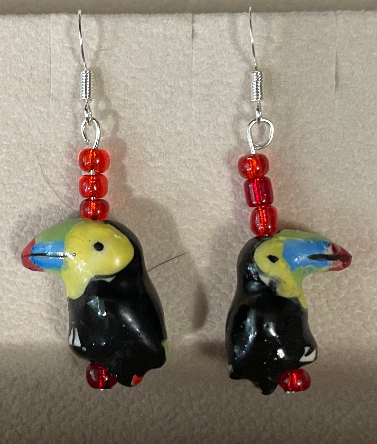 Toucan earrings