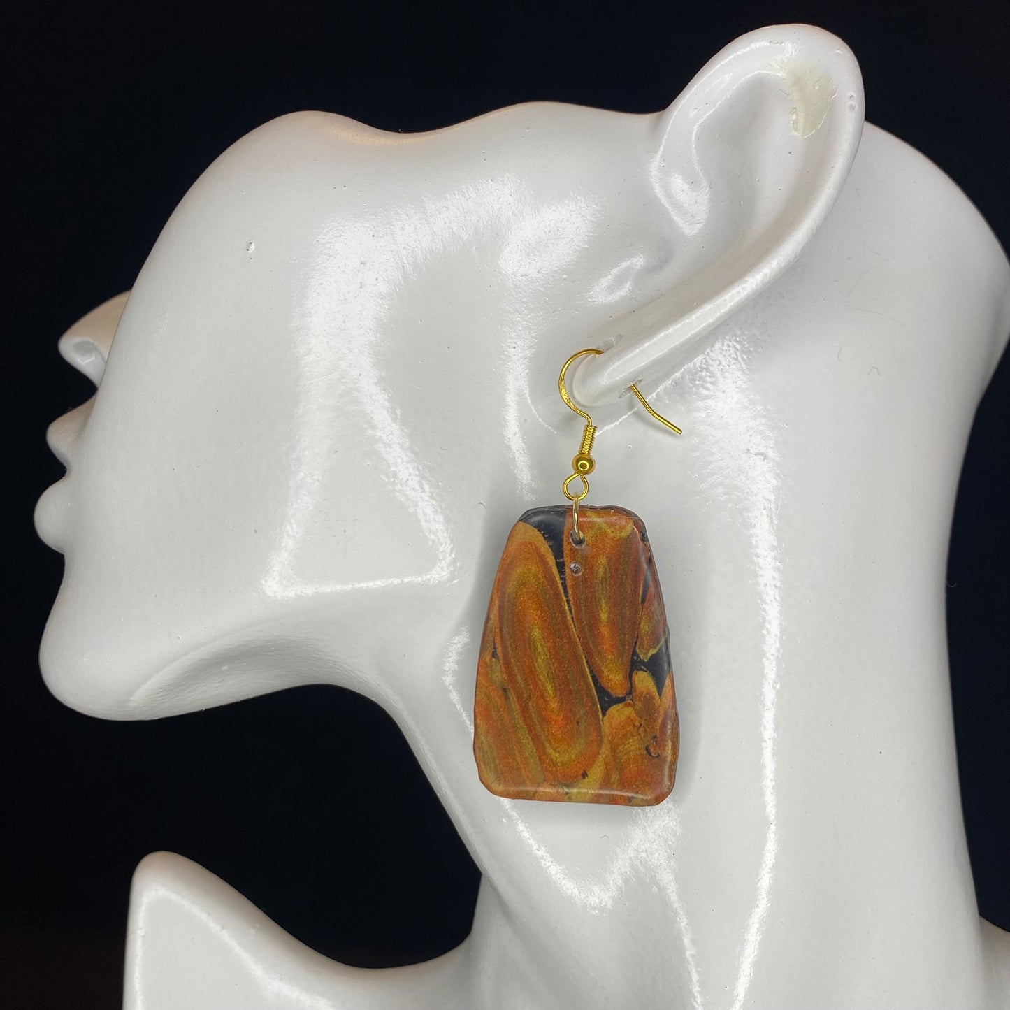 Bronze and Copper Earrings